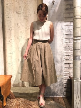 Kana Yoshidaさん（レディース・158cm）の春コーディネート