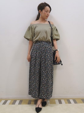 Kana Yoshidaさん（レディース・158cm）の夏コーディネート