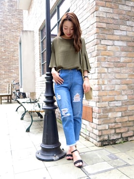 Kana Yoshidaさん（レディース・158cm）の夏コーディネート