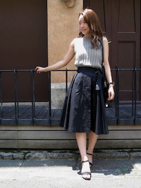 Kana Yoshidaさん（レディース・158cm）の夏コーディネート