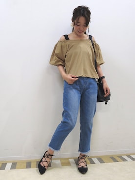 Kana Yoshidaさん（レディース・158cm）の夏コーディネート