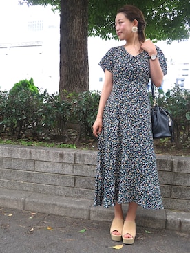 Kana Yoshidaさん（レディース・158cm）の夏コーディネート