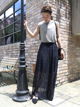 Kana Yoshidaさん（レディース・158cm）の夏コーディネート