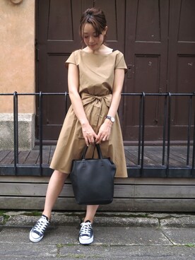 Kana Yoshidaさん（レディース・158cm）の夏コーディネート