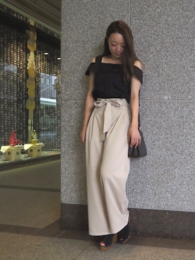 Kana Yoshidaさん（レディース・158cm）の夏コーディネート