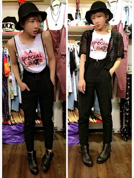 「踝靴」｜viola tsengさん（レディース・164cm）の夏コーディネート