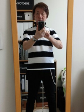 「GLOBAL WORK（グローバルワーク）のアイテム（ポロシャツ）」を使った、TAOsanさん（メンズ・172cm）の春コーディネート