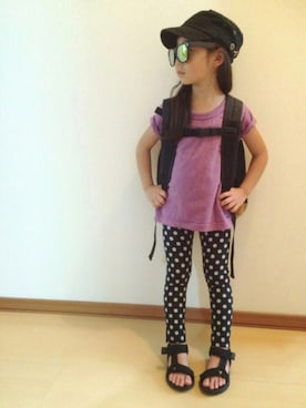 きのこ。さん（キッズ・100cm）の夏コーディネート