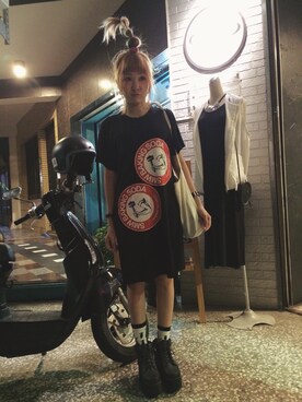 「VII&CO（VII&CO）のアイテム（その他シューズ）」を使った、Ki Mikoさん（レディース・152cm）の秋コーディネート