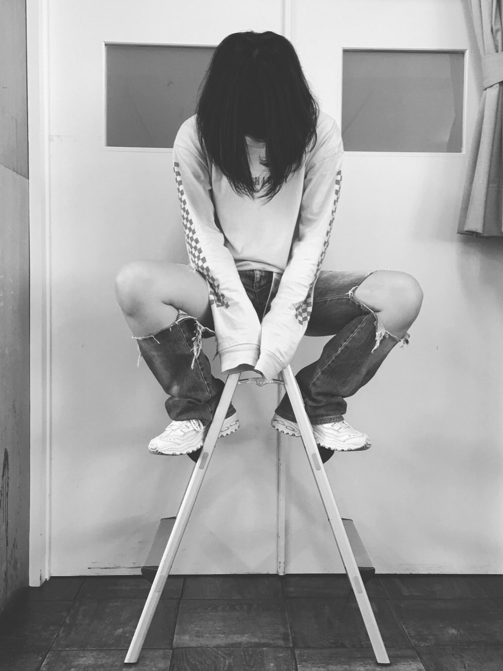 「WEGO、着回しコーデ」｜「WEGOのWEGO/パターンスリーブロゴTシャツ（Tシャツ/カットソー、イエロー系）」を使った、えれなさん（レディース・158cm）の夏コーディネートの1枚目の写真