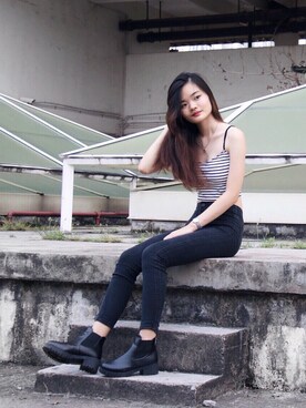 「EDITOR'S（エディターズ）のアイテム」を使った、jasmynさん（レディース・164cm）の秋コーディネート