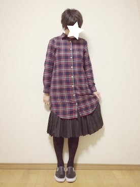 「LUCA/LADY LUCK LUCA（ルカ/レディラックルカ）のアイテム（ワンピース/ドレス）」を使った、soup_curryさん（レディース・162cm）の冬コーディネート