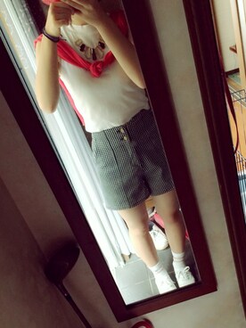 「chico_（チコ）のアイテム（パンツ）」を使った、naokaさん（レディース・161cm）の夏コーディネート
