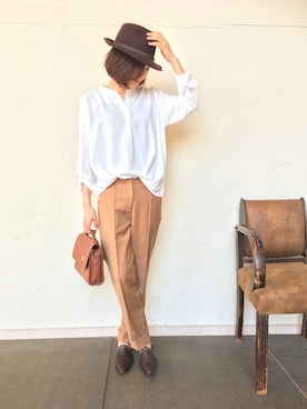 「裾シャツ」｜rps_maniaさん（レディース・161cm）の夏コーディネート