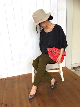 「rps（アールピーエス）のアイテム（その他トップス）」を使った、rps_maniaさん（レディース・161cm）の夏コーディネート