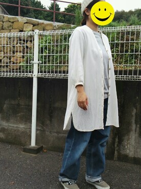 「CHAPTER WORLD select （チャプターワールドセレクト）のアイテム（帽子）」を使った、awaawaさん（レディース・156cm）の秋コーディネート