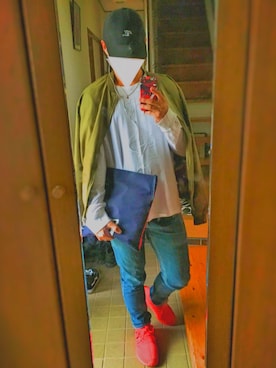 「Ralph Lauren」｜「アイテム（ブルゾン）」を使った、こーきさん（メンズ・176cm）の冬コーディネート