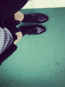 「Jeffrey Campbell（ジェフリーキャンベル）のアイテム（その他シューズ）」を使った、CalWangさん（レディース・158cm）の夏コーディネート