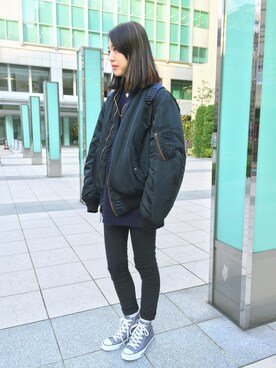 CalWangさんの「CONVERSE / ALL STAR WOOL HI 」を使ったコーディネート