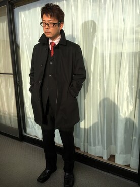 「アイテム（スーツジャケット）」を使った、ターボさん（メンズ・172cm・30代）の春コーディネート
