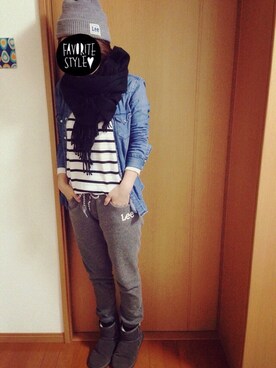 eeeさん（レディース・153cm）の冬コーディネート