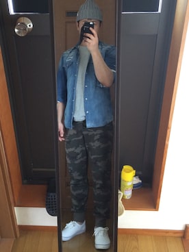 「goa（ゴア）のアイテム（帽子）」を使った、J.Tさん（メンズ・169cm）の春コーディネート