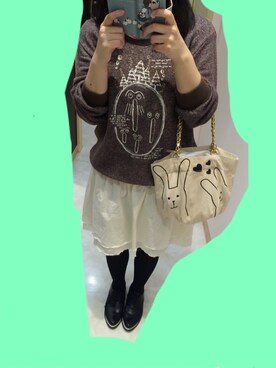 「クラフトホリック」｜まふゆさん（レディース・148cm）の秋コーディネート