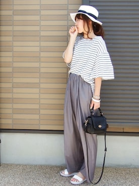 miho🅰ニコさん（レディース・165cm）の春コーディネート