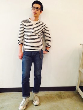 「RESOLUTE（リゾルト）のアイテム」を使った、タケナガ リキさん（メンズ・171cm）の秋コーディネート