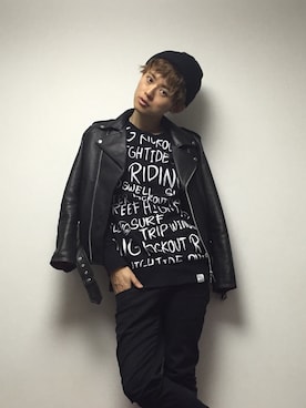 「MOUSSY（マウジー）のアイテム（ジャケット/アウター）」を使った、Tatsuya  Nagasakaさん（メンズ・174cm）の秋コーディネート