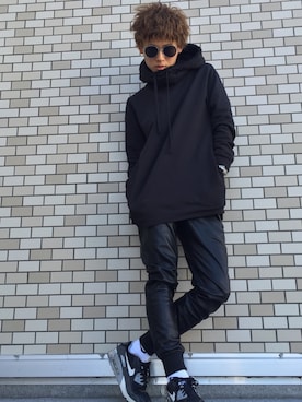 「ロングパーカー」｜Tatsuya  Nagasakaさん（メンズ・174cm）の秋コーディネート