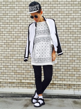 「MOUSSY（マウジー）のアイテム」を使った、Tatsuya  Nagasakaさん（メンズ・174cm）の春コーディネート
