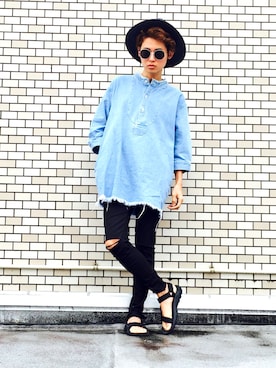 「MOUSSY（マウジー）のアイテム」を使った、Tatsuya  Nagasakaさん（メンズ・174cm）の春コーディネート