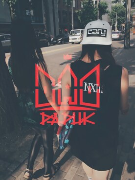 「streetsnap」｜「アイテム（キャップ）」を使った、DADLIK_RDHさん（メンズ・173cm）の秋コーディネート