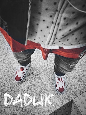 「Jordan」｜「アイテム（スタジャン）」を使った、DADLIK_RDHさん（メンズ・173cm）の冬コーディネート