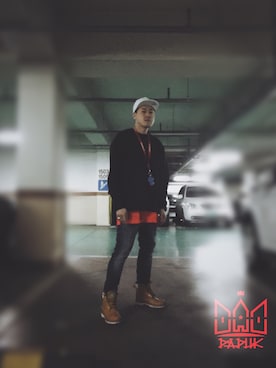「streetsnap」｜「アイテム（ブーツ）」を使った、DADLIK_RDHさん（メンズ・173cm）の冬コーディネート