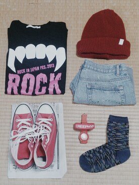 十五夜さんのコーディネート