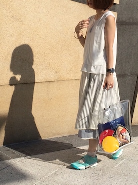 「アイテム（レッグウェア）」を使った、The Layersさん（レディース・170cm）の秋コーディネート