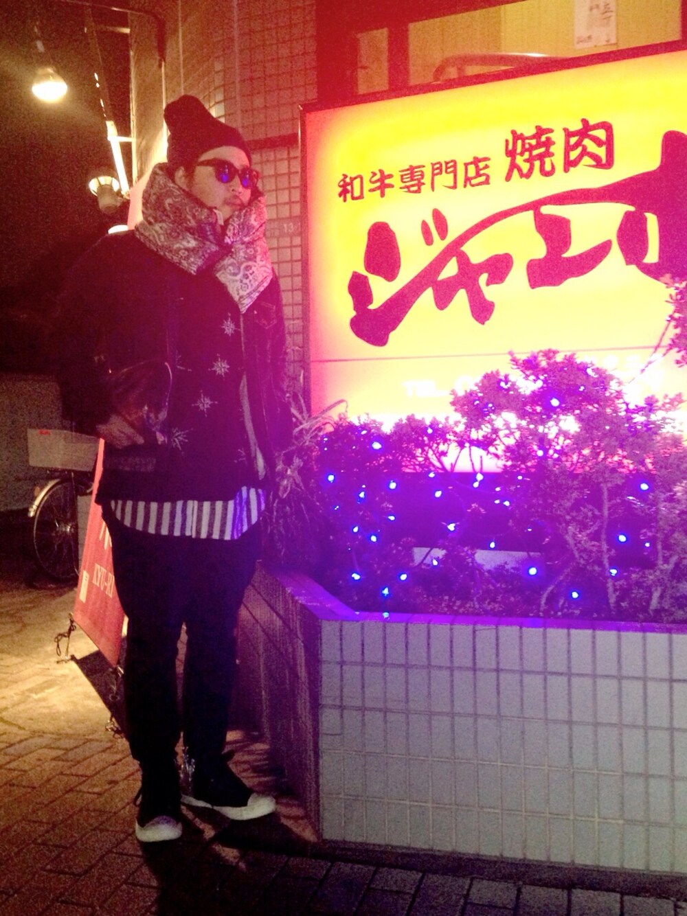 「FACETASMの【ZOZOGRANDH×FACETASM】RUG DOWN MUFFLER（マフラー、グレー系）」を使った、zooさん（メンズ・170cm）の秋コーディネートの1枚目の写真