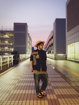 zooさん（メンズ・172cm）の夏コーディネート