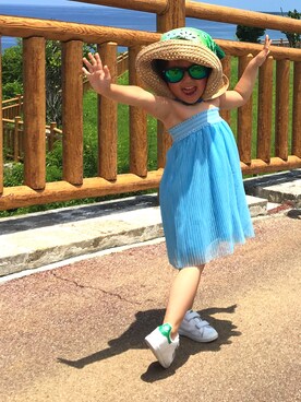 「H&M（エイチ・アンド・エム）のアイテム（サングラス）」を使った、summer29さん（キッズ・100cm）の夏コーディネート