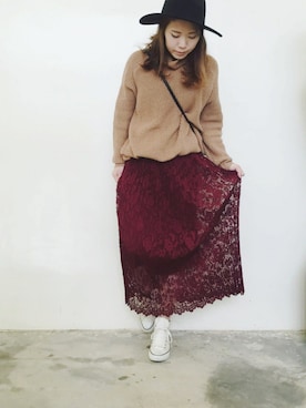 MISAさん（レディース・160cm）の冬コーディネート