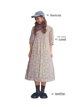 「RANDA」｜「アイテム（キャップ）」を使った、朋.｡.:*さん（レディース・160cm）の秋コーディネート