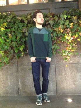 「SHIPS」｜渡邉さん（メンズ・170cm）の冬コーディネート