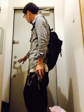 kiyo使用「hobo（hobo - CELSPUN Nylon“CAVE”23L Backpack by ARAITENT）」的時尚穿搭