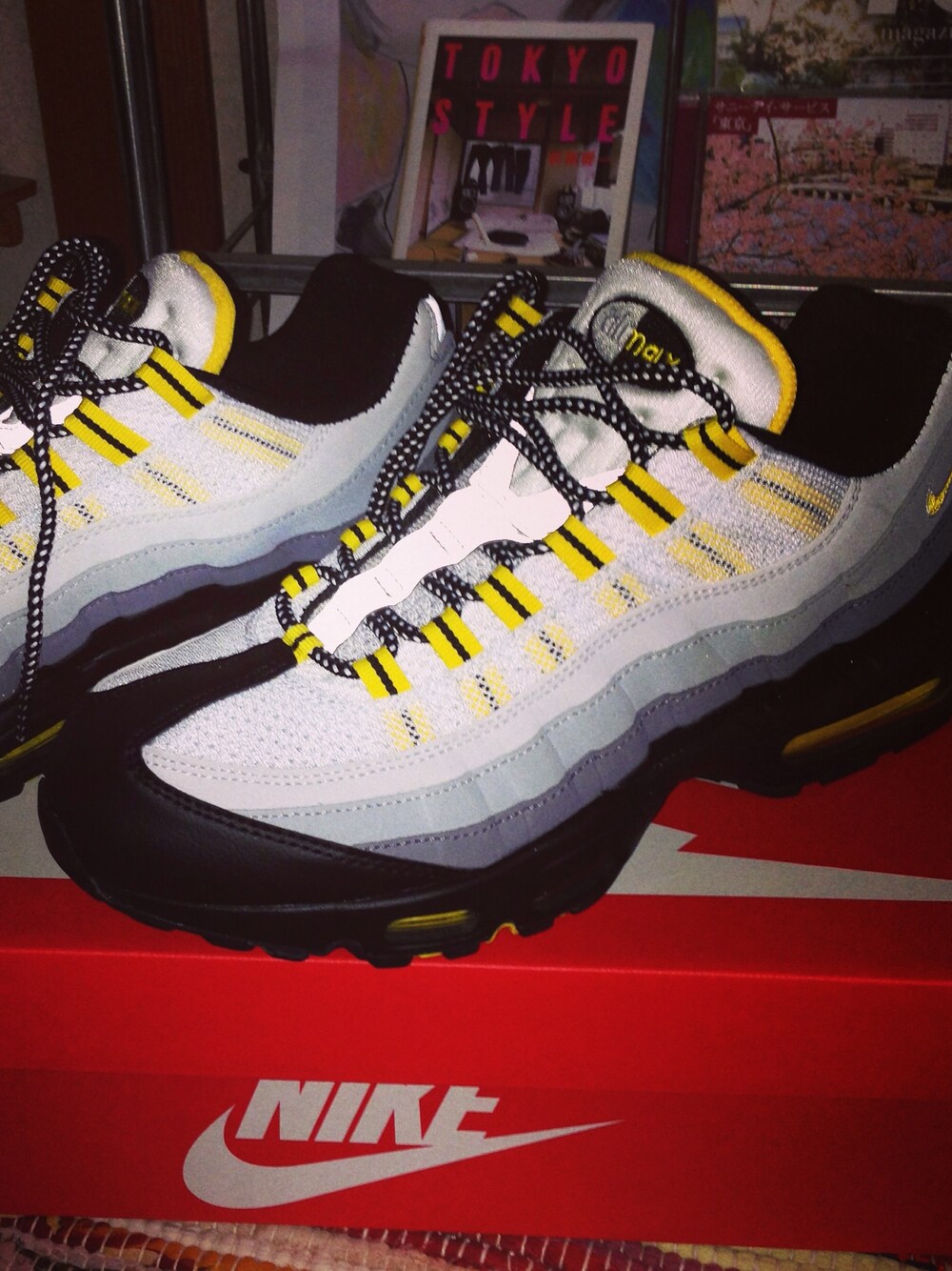 「ナイキ、airmax95」｜「NIKEのNIKE AIR MAX 95 OG / 554970-174（スニーカー、グレー系）」を使った、greenday86さん（メンズ・182cm）の夏コーディネートの1枚目の写真