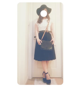 「COMME CA DU MODE（コムサデモード）のアイテム（スカート）」を使った、nemuさん（レディース・152cm）の夏コーディネート