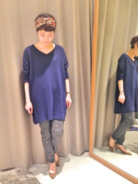 「soi-e（ソワ）のアイテム」を使った、すがはらさん（レディース・160cm）の秋コーディネート