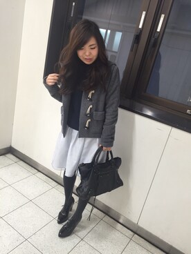 「アイテム（ブーティ）」を使った、ma_chanさん（レディース・153cm・20代）の冬コーディネート