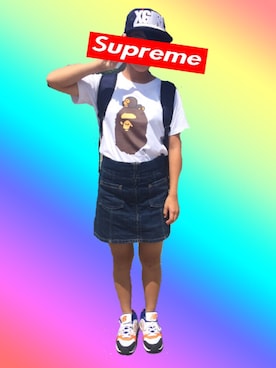 「PINE FORT（パインフォート）のアイテム」を使った、naru0×24さん（レディース・150cm）の夏コーディネート